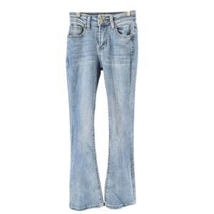 Lovesoho jeans Size 00 flare leg Y2K vies with big back pocket